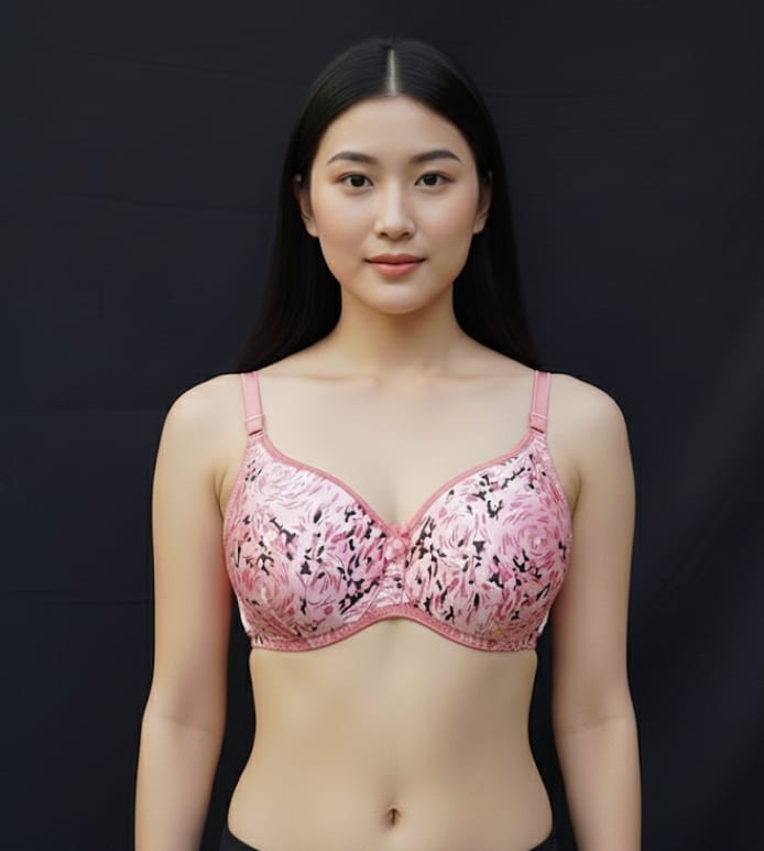 Cheetah Print Padded Bra – Stylish, Comfortable & Supportive Lingerie for Women